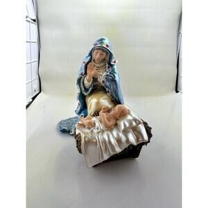 Hawthorne Village Jeweled Nativity Collection Mary & Baby Jesus 6" Figure